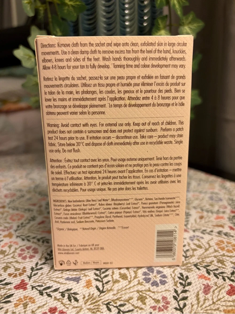 Phenomenal Organic Tan Infused Cloths - 16 count! BNIB